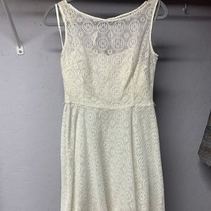 Ivory lace dress